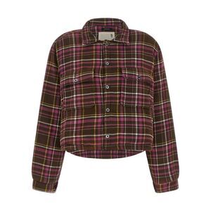 R13 Women Padded Crop Overshirt